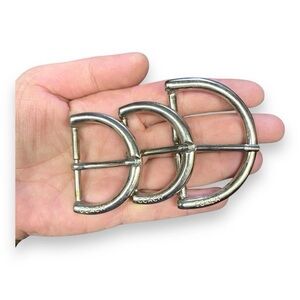 Bundle Coach Bag Replacement Buckles Large Medium Silver Signed